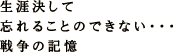 UĖY邱Ƃ̂łȂEEE푈̋L